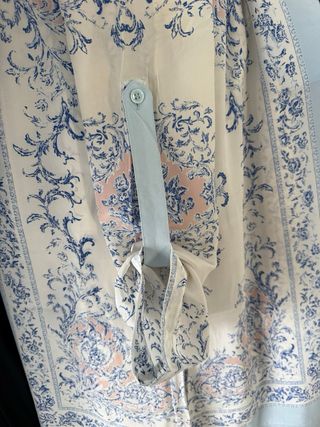 Vestido largo estampado