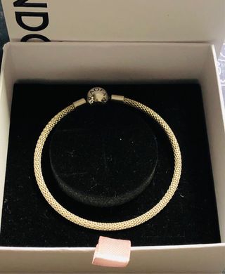 Pulseira Pandora Rígida Original Prata