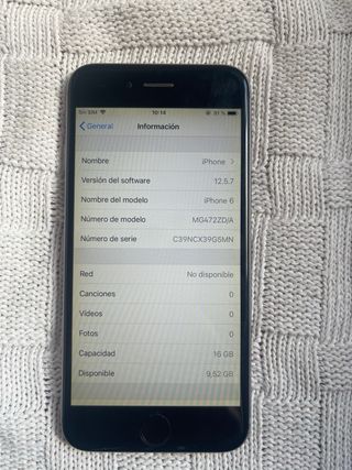 iPhone 6 Nero 16GB - Batteria 94% - Scatola