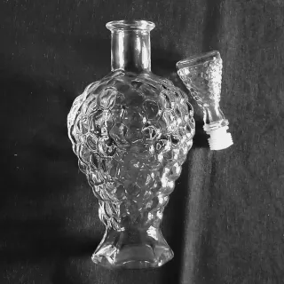 Antica bottiglia liquore  con tappo