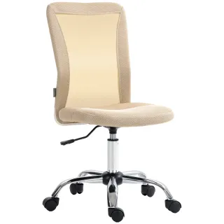 Silla de oficina giratoria beige