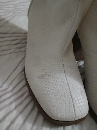 Botines Blanco Media Caña