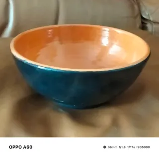 Zuppiera e ciotole in cotto