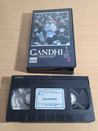 Película VHS Gandhi (Drama/Historia)