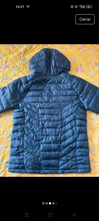 Chaqueta Columbia acolchada azul