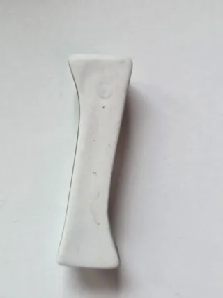 Soporte para palillos de cerámica esmaltada verde