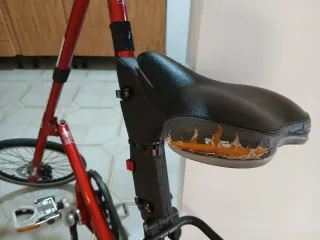 Bicicleta Plegable Strida Roja