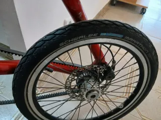 Bicicleta Plegable Strida Roja