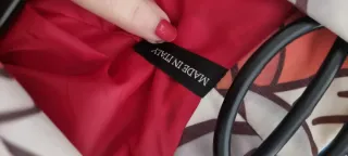 Gabardina larga forrada estampado abstracto