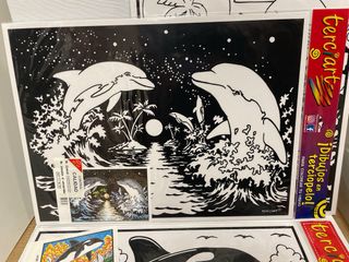 Lote 3 láminas Grandes Terciart. Animales marinos.