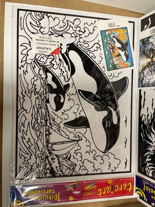 Lote 3 láminas Grandes Terciart. Animales marinos.