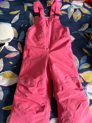 Mono de esquí para niña rosa 2/4 años