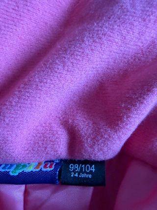 Mono de esquí para niña rosa 2/4 años