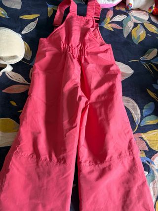 Mono de esquí para niña rosa 2/4 años