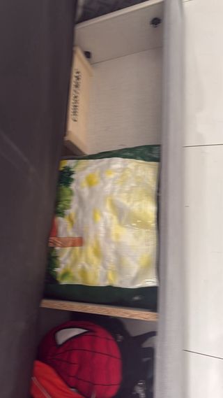 Sofá Cama Gris con Almacenamiento