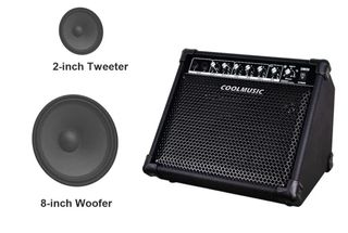 Coolmusic DM30 Amplificador Batería/Teclado/Guitar