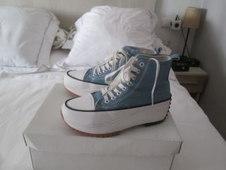 SCARPE SPORTIVE BLU DENIM