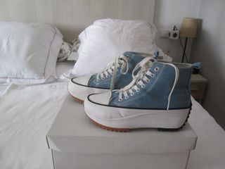 SCARPE SPORTIVE BLU DENIM