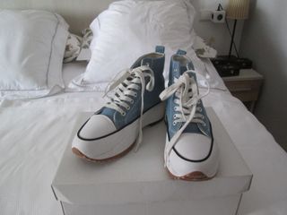 SCARPE SPORTIVE BLU DENIM