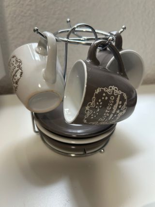 Juego Tazas Espresso Cerámica