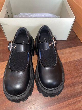 Mary Jane Plataforma Negra