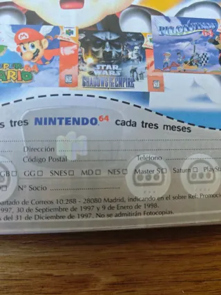 Libretas Nintendo Originales 1997 NUEVAS