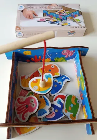 Lote 6 Juguetes Madera Educativos