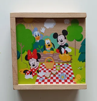 Lote 6 Juguetes Madera Educativos