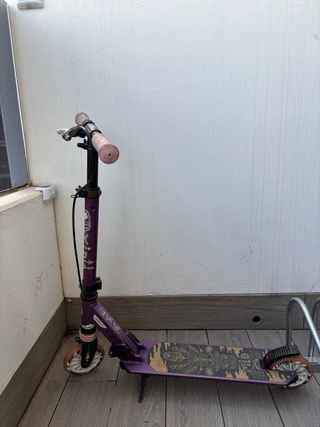 Monopatín Morado Niña Decathlon