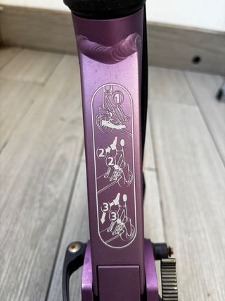 Monopatín Morado Niña Decathlon