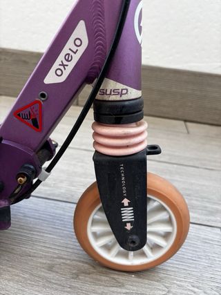 Monopatín Morado Niña Decathlon