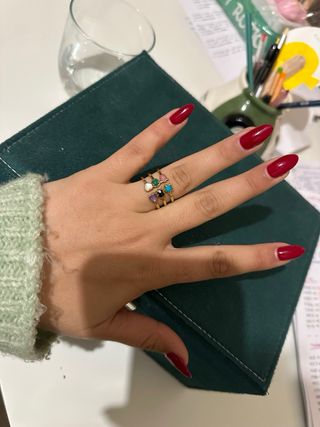 Anillos Tous ajutable Gemas Multicolor