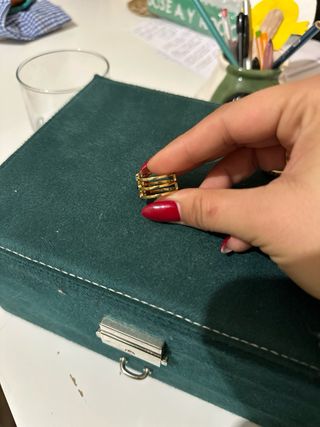 Anillos Tous ajutable Gemas Multicolor