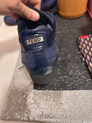 Scarpe Fendi blu navy