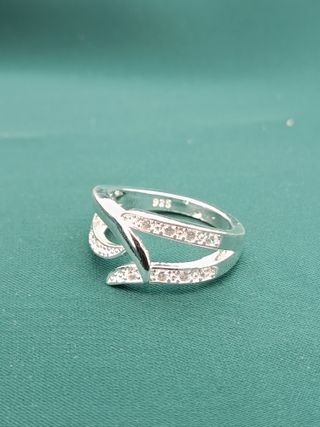 Anillo Plata Ley 925, nuevo.