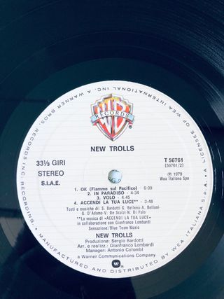 New Trolls - La Barchetta 1979 Vinile