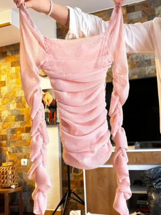 Top Rosa Brillante Fiesta