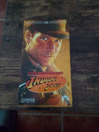 Trilogía indiana Jones en vhs