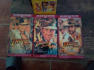 Trilogía indiana Jones en vhs