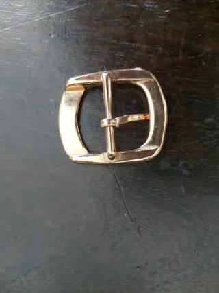 Hebilla de cinturón dorada