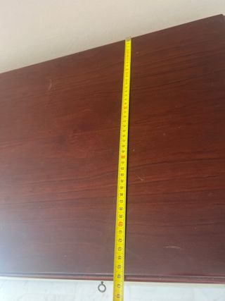 Mueble aparador madera y cristal