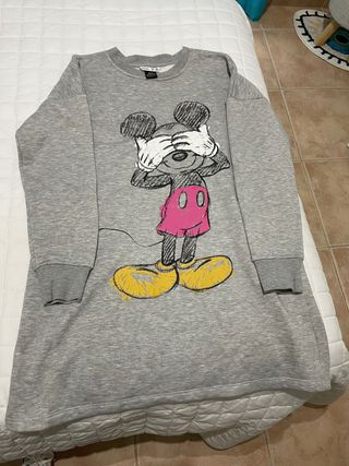 Vestido Mickey Mouse Disney Gris Talla S mujer