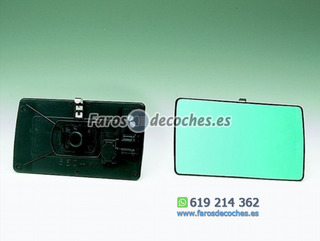 Cristal Espejo Retrovisor Derecho Azul Mercedes W