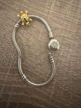 Pulsera Pandora 16cm Tortuga Dorada
