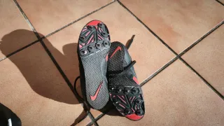 Zapatillas Nike Atletismo Talla 36 Negras Rojas