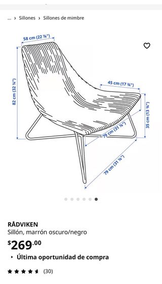 Silla Ratán Tejida a Mano IKEA