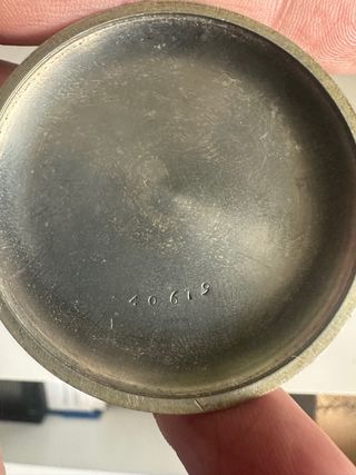 Reloj de bolsillo Roskopf Patent original