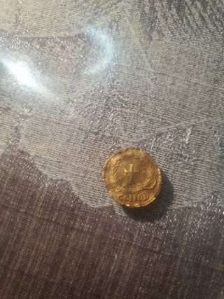 Moneda de oro antigua