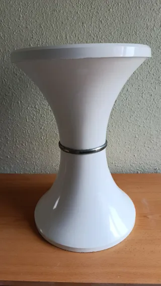 Taburete Vintage Plástico y Metal