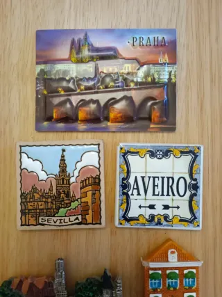 Lote 12 Imanes Recuerdos Viajes
